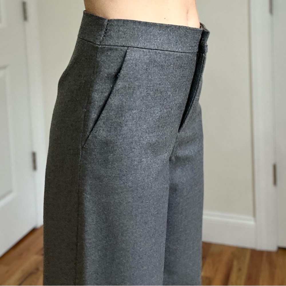 Zara Gray Wide Leg Pants - Picture 14 of 15